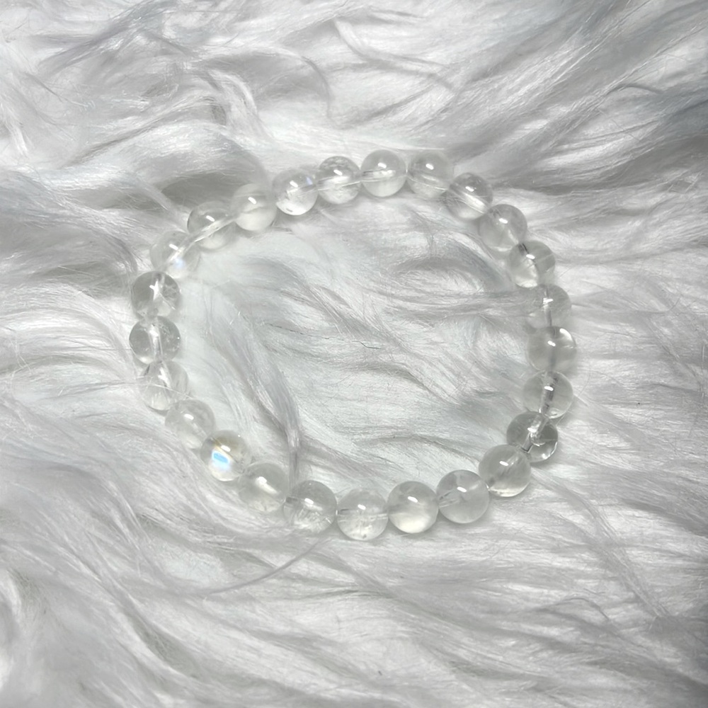 Natural Moonstone Crystal Stretchy Bracelet